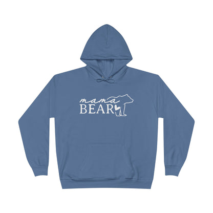 "Mama Bear Silhouette" Pullover Hoodie Sweatshirt
