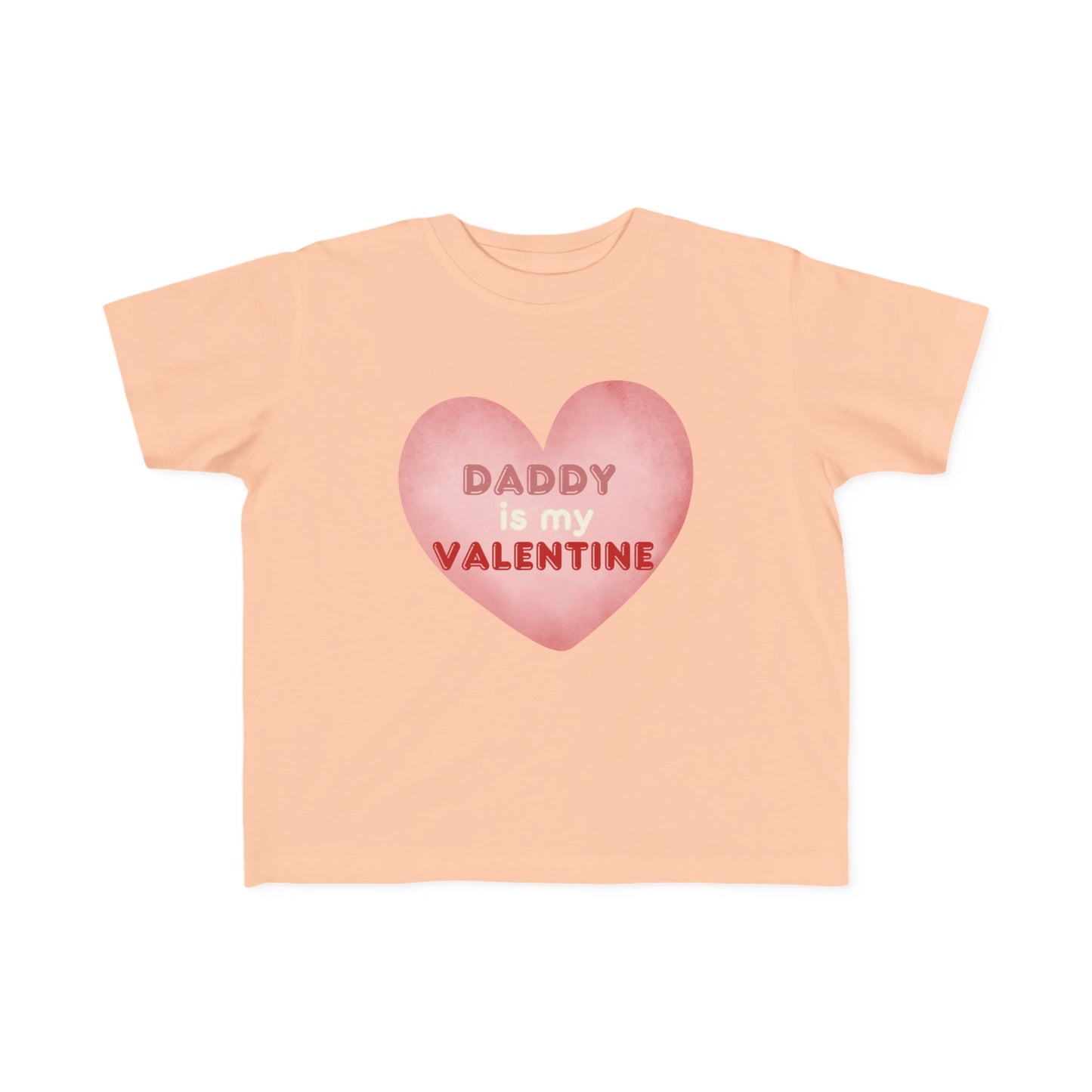 "Daddy's Valentine" Toddler's Jersey Tee