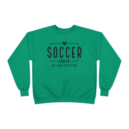 "All Day, Every Day" Soccer Mom Crewneck Sweatshirt