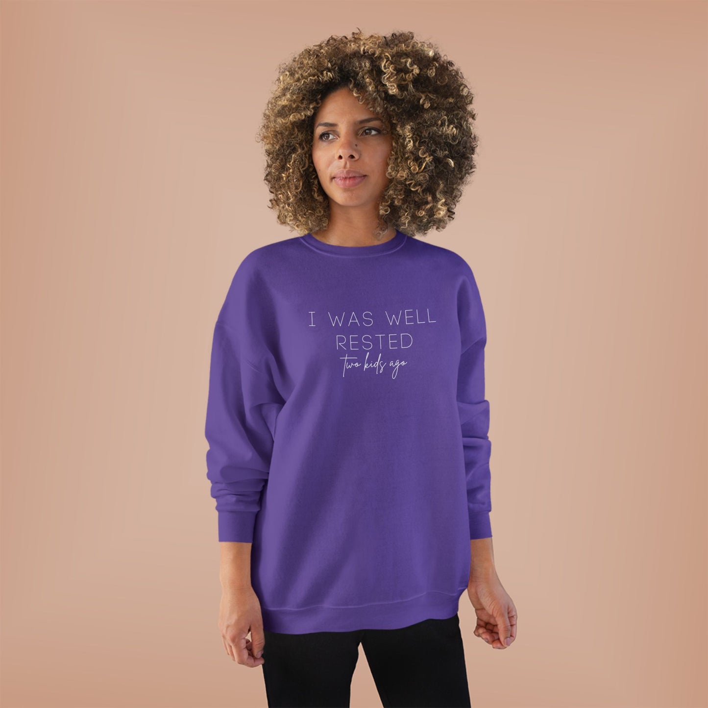 Personalized - "I Was Well Rested" Crewneck Sweatshirt