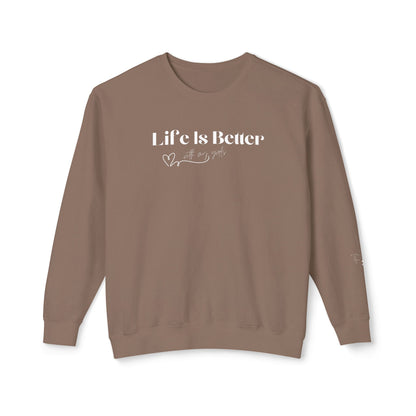 Personalized "Better with My Girls" Crewneck Sweatshirt