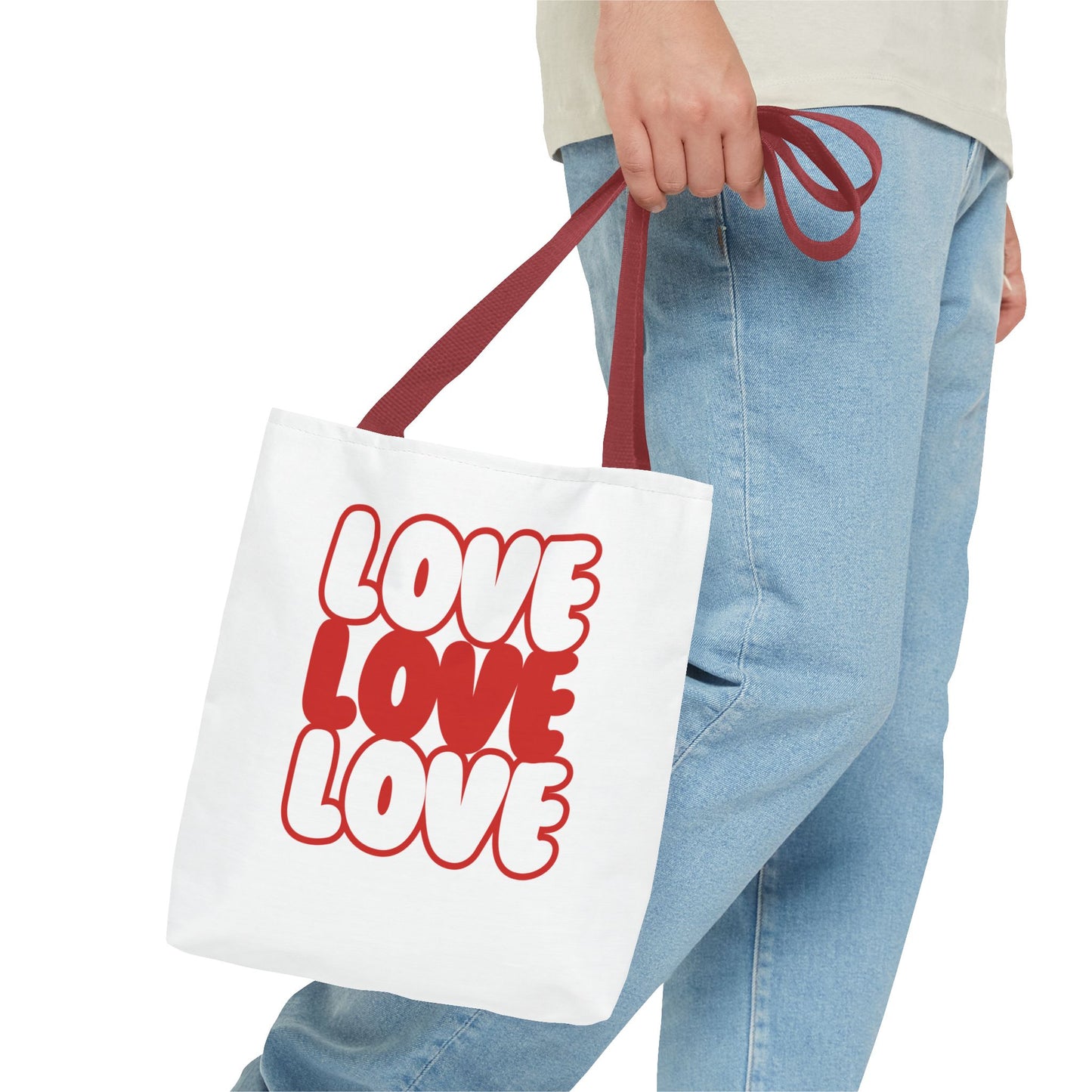 "Love, Love, Love" Tote