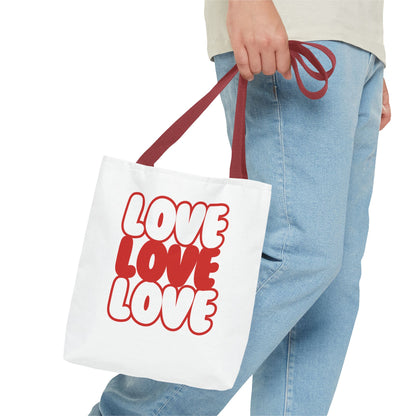 "Love, Love, Love" Tote