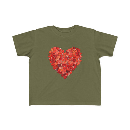 "Hearts in Heart" Toddler's Jersey Tee