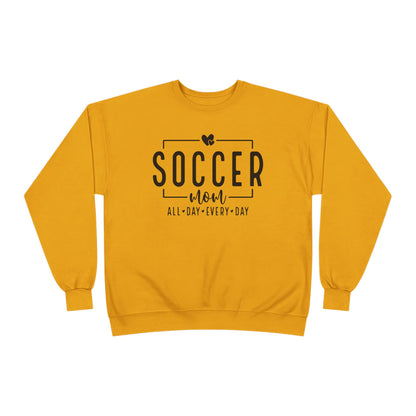 "All Day, Every Day" Soccer Mom Crewneck Sweatshirt