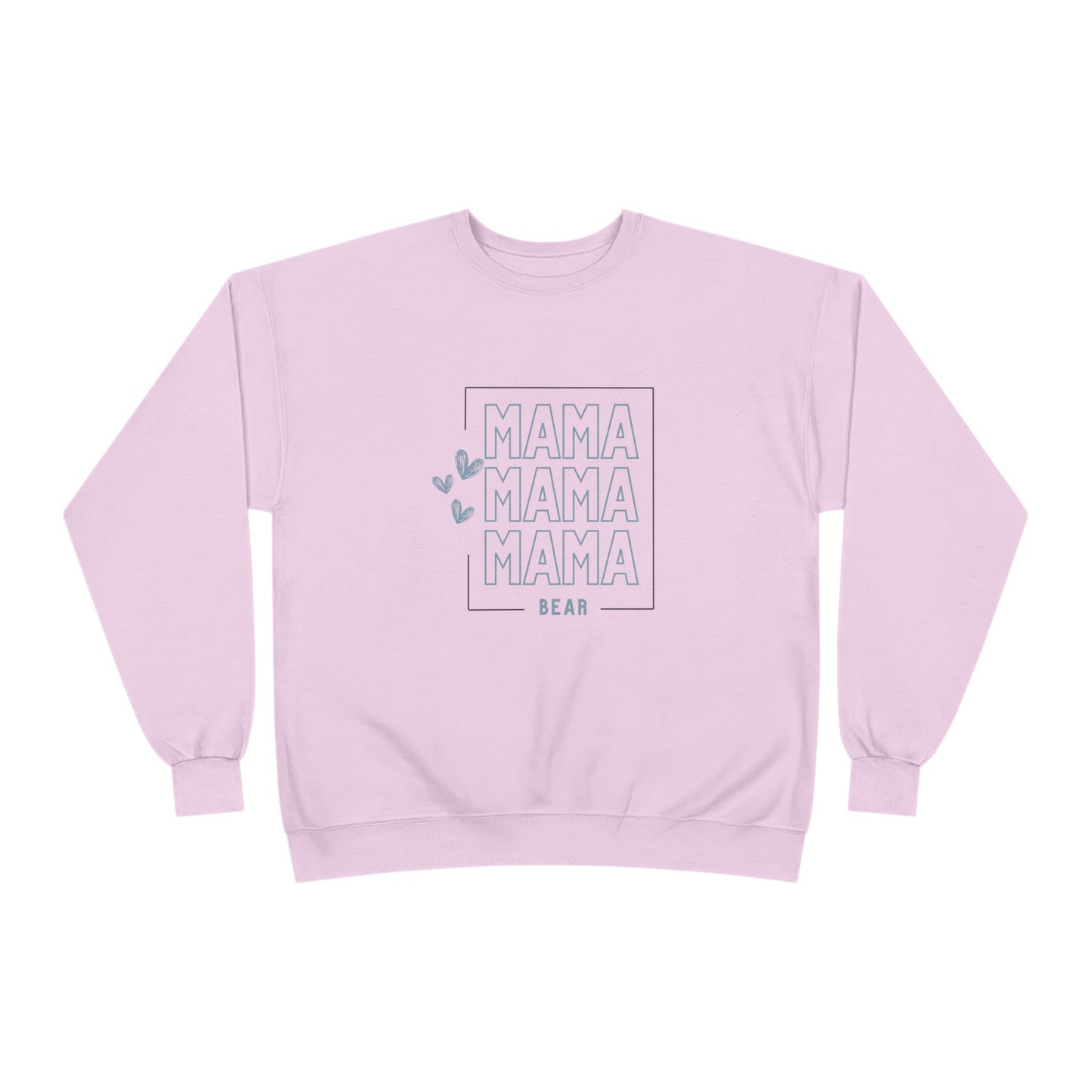 "Mama Bear - hearts" Crewneck Sweatshirt