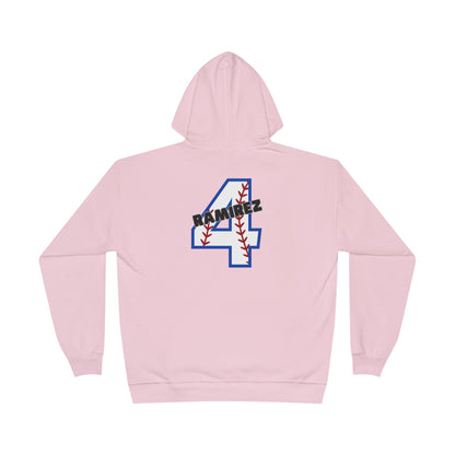 Personalized - "BaseBow" Baseball Mom Hoodie Sweatshirt