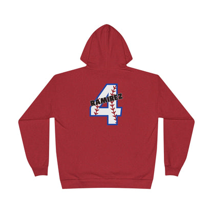 Personalized - "BaseBow" Baseball Mom Hoodie Sweatshirt
