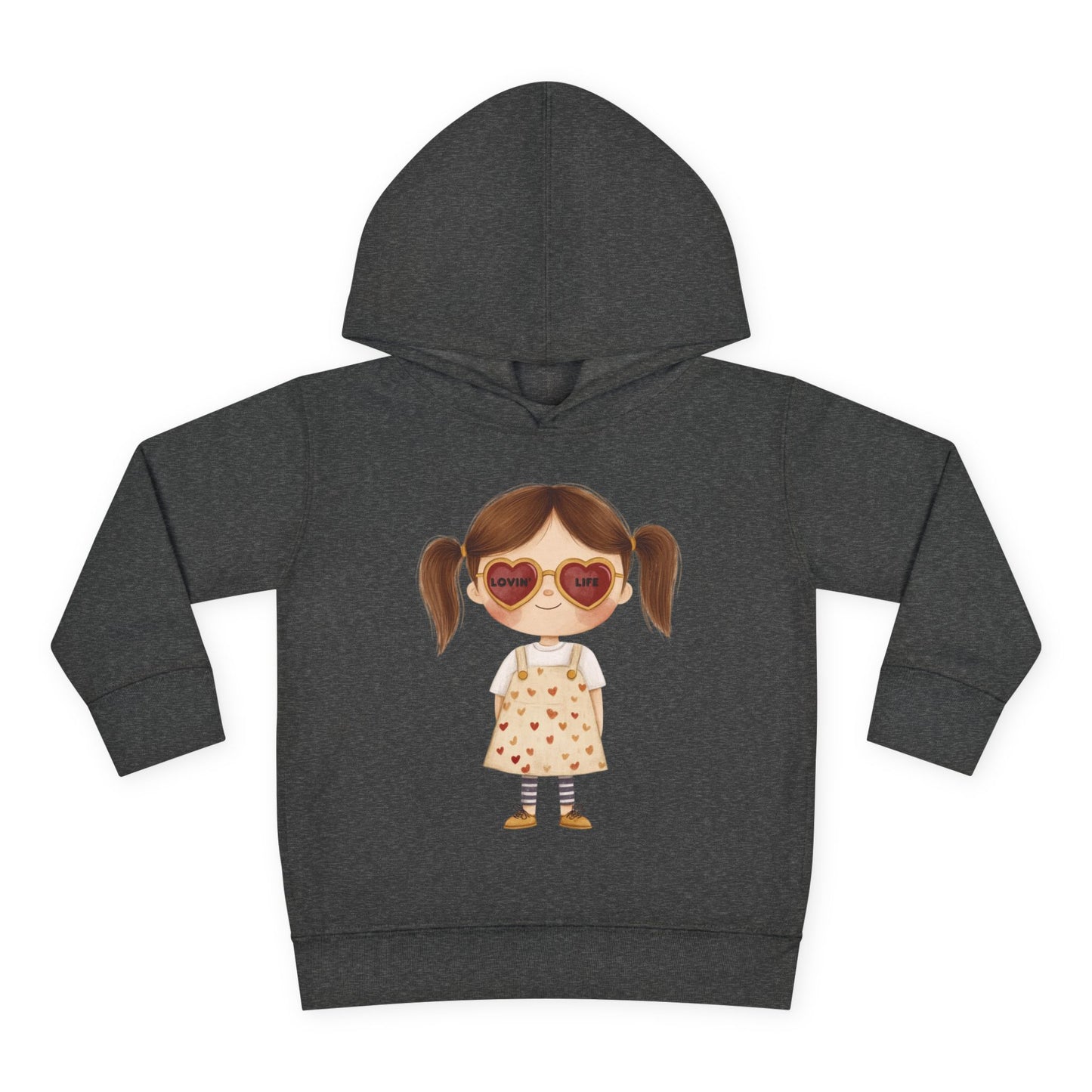 "Lovin Life Toddler Girl" - Fleece Hoodie