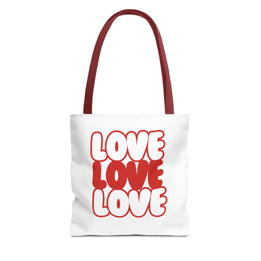 "Love, Love, Love" Tote