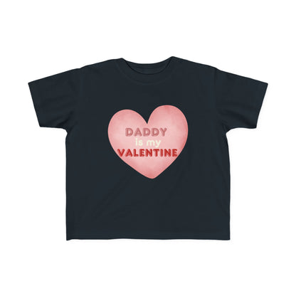 "Daddy's Valentine" Toddler's Jersey Tee