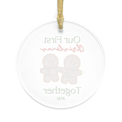 "First Christmas Together"" Acrylic Ornament