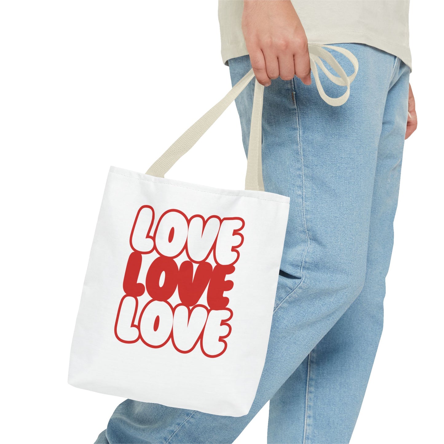 "Love, Love, Love" Tote