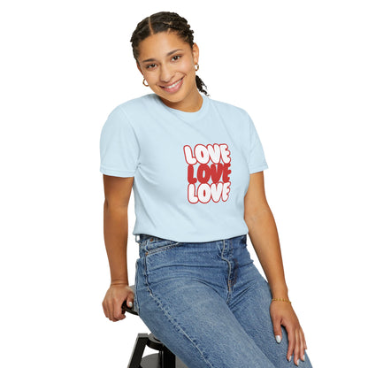 "Love, Love, Love" T-shirt