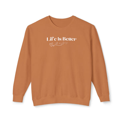 Personalized "Better with My Boys" Crewneck Sweatshirt