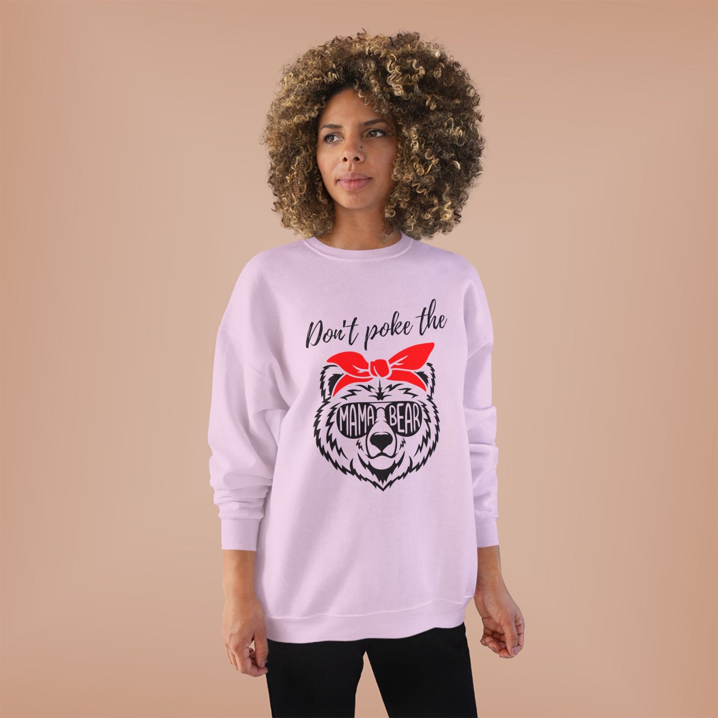 Don't Poke Mama Bear Crewneck Sweatshirt