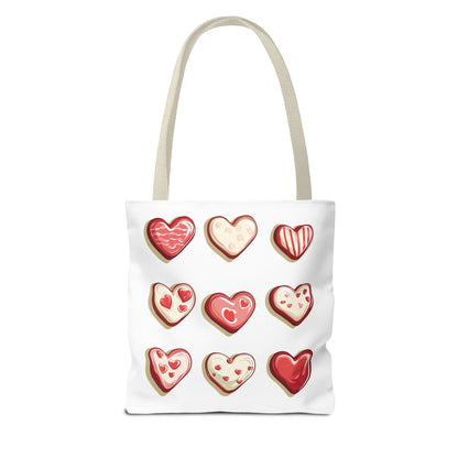 "Baked Goods Hearts" Tote