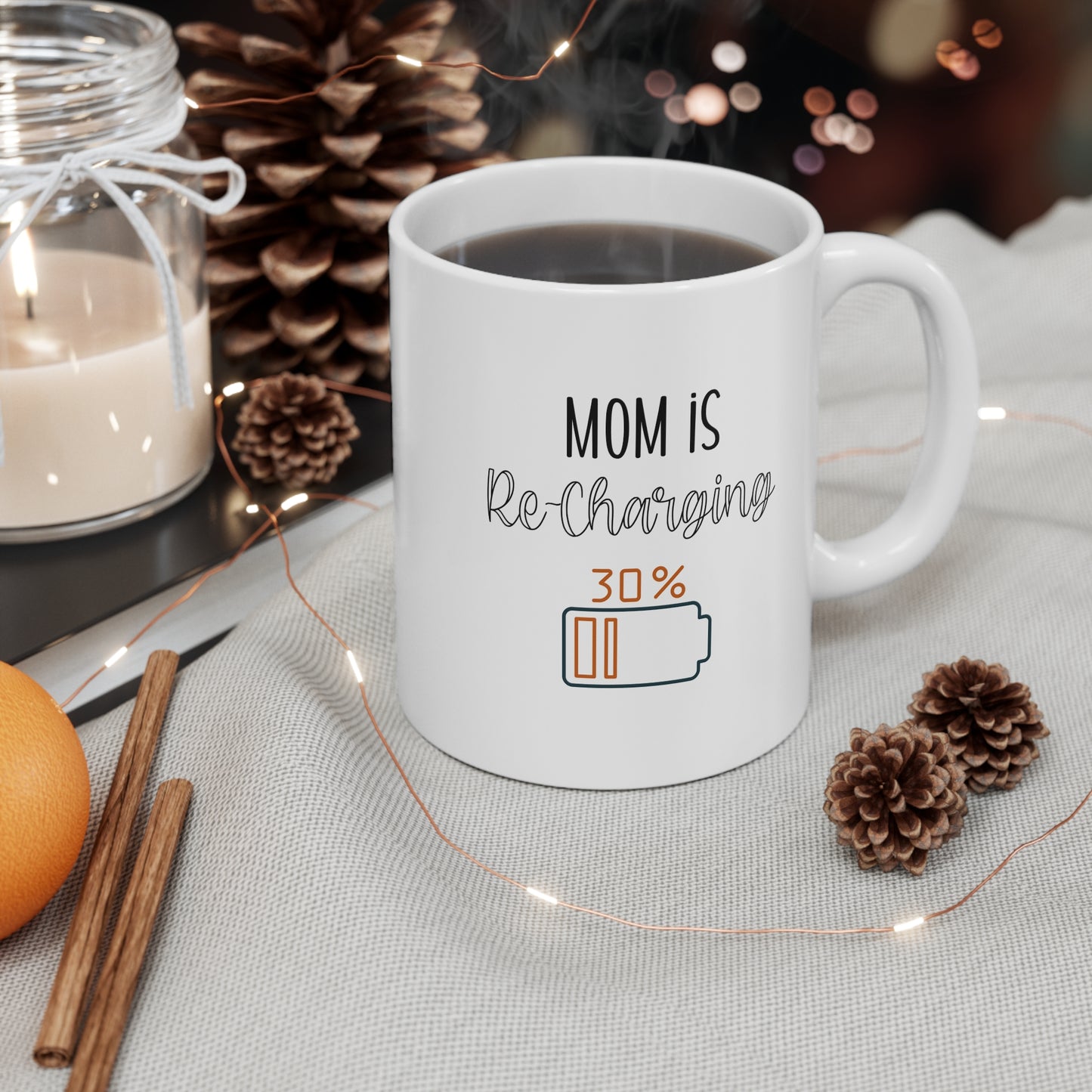 "Re-charging" Mug