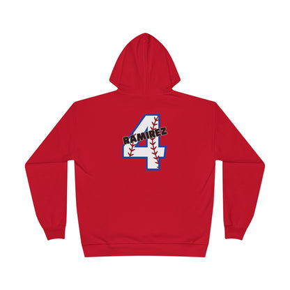 Personalized - "BaseBow" Baseball Mom Hoodie Sweatshirt