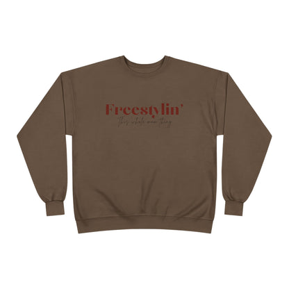 "Freestylin' this mom thing" Crewneck Sweatshirt