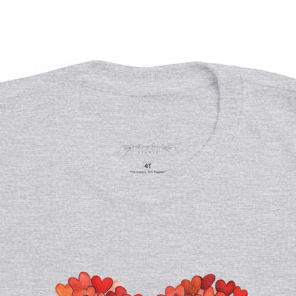 "Hearts in Heart" Toddler's Jersey Tee