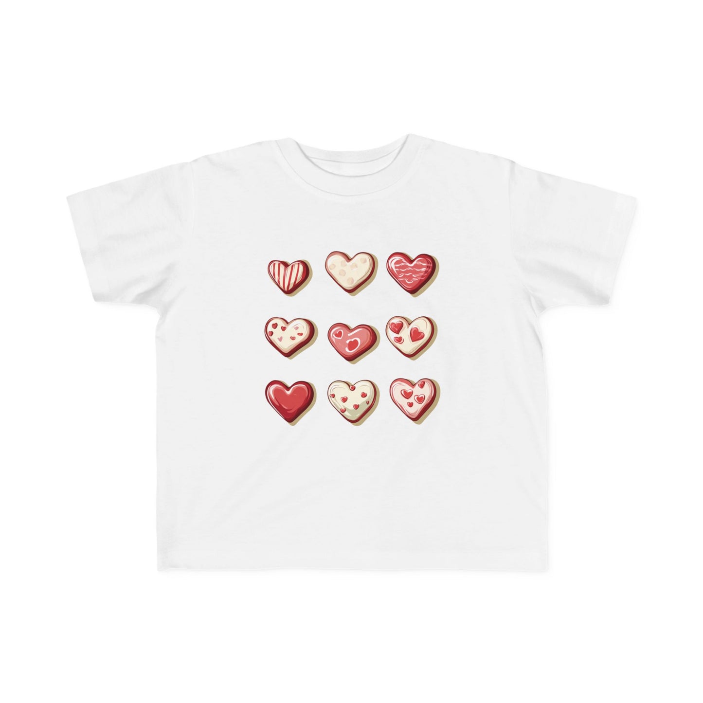 "Baked Goods Hearts" Toddler's Jersey Tee