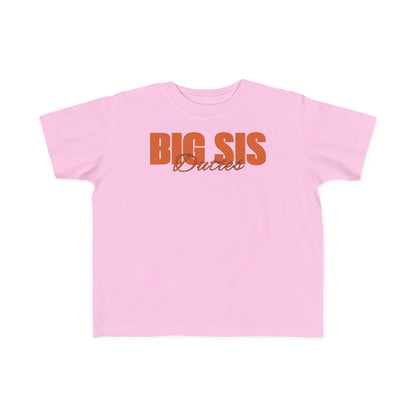 "Big Sis Duties" Toddler's Jersey Tee