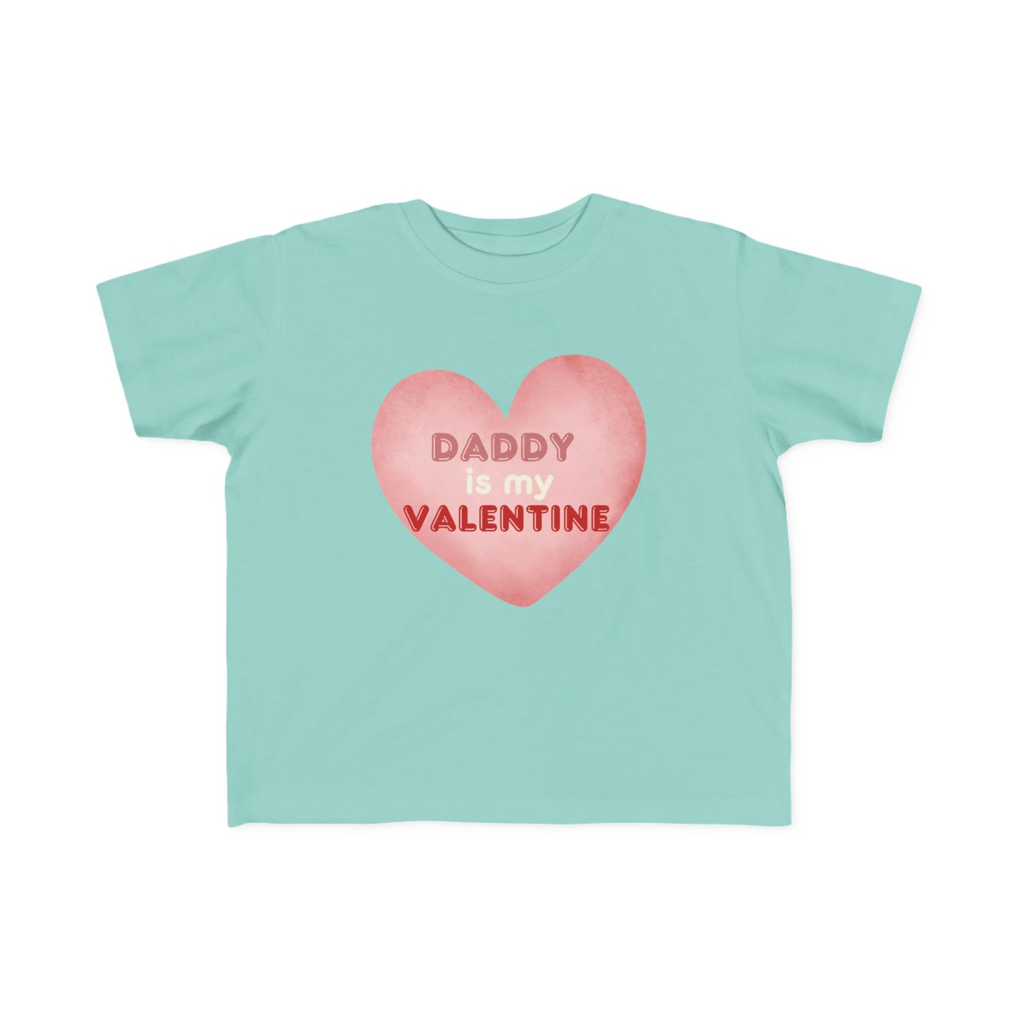 "Daddy's Valentine" Toddler's Jersey Tee